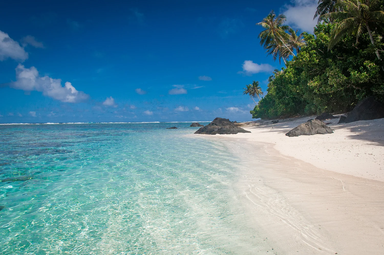 ウポル島南部(Lalomanu Beach)